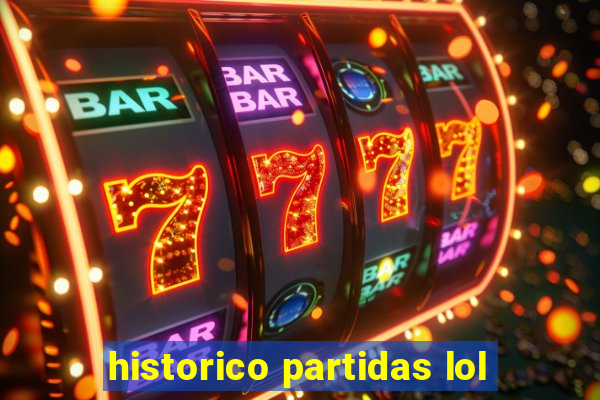 historico partidas lol